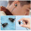 1 Set Noise Cancelling Silicone Earplugs with Cord 6