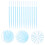 1060pcs Disposable Plastic Toothpicks Double-Head Interdental Cleaners 2
