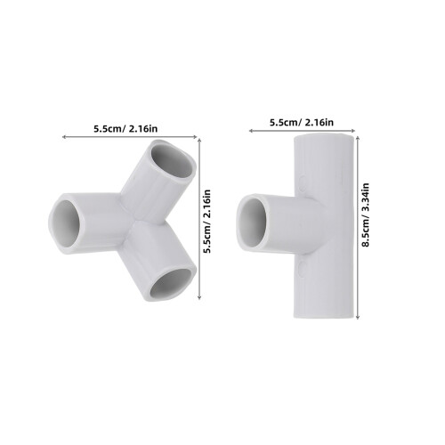 8pcs T-Shaped Connectors Replacement Parts 2