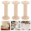 6pcs Large Unfinished Wooden Spools for Sewing Crafts 9