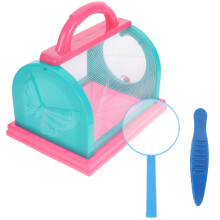 1 Set Portable Insect Cage Mesh Holder for Kids Outdoor