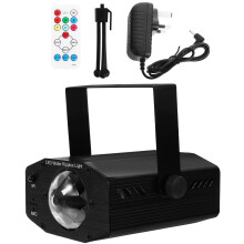 RGB 7-Color LED Stage Light Sound Activated Rotating Ball