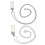2pcs Harmonica Pendant Necklace Zinc Alloy 6