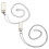 2pcs Harmonica Pendant Necklace Zinc Alloy 9