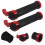Ergonomische handvatten met antislip, vergrendelend - rood 3