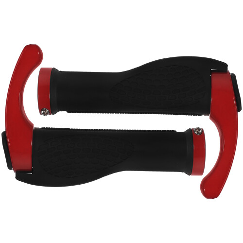 Ergonomische handvatten met antislip, vergrendelend - rood 1