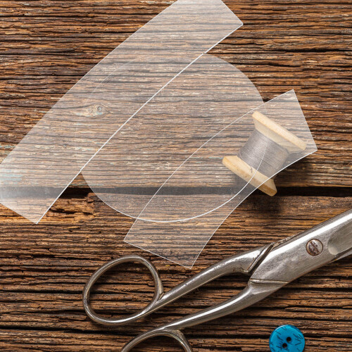 Sewing Ruler Set Acrylic 3pcs 6.7x6.7x0.1in 2