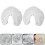 50pcs Disposable Headrest Covers U Shaped Pillowcase Non-Woven 10