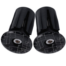 2 Pcs Aluminum Alloy Handle Cycling Drop Bars Plugs Bike Handlebar