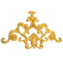 Mouldings Flower Designed Decor Carved Onlay Applique Ornament
