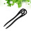 retro ebbenhouten u- haarspeld vintage haaraccessoire 5
