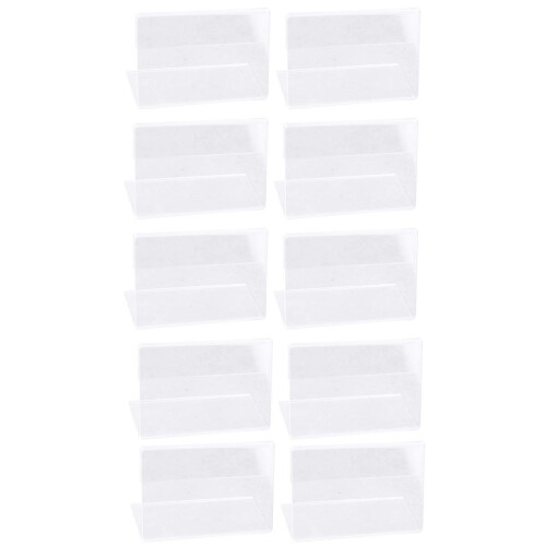 10 pz supporto acrilico trasparente per foto e documenti 40x55 mm