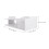 Scaffale A Parete Sospeso Per TV, Console, Router E Telecomandi Bianco 2
