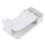 Scaffale A Parete Sospeso Per TV, Console, Router E Telecomandi Bianco 1