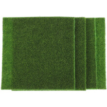 4 Sztuki Realistyczne Wróżki Z Trawą, Mini Domik 15 X 15 Cm