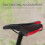 assento de bicicleta com luz, selim para mountain bike 4