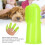 10PCS Silikon Weiche Haustier Finger Zahnbürste 11