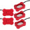 5PCS Pet Training Clicker Einstellbare Drei Gänge 3