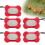 5PCS Pet Training Clicker Einstellbare Drei Gänge 10