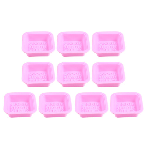10 Pcs Soap Loaf Silicone Molds Diy Tools Soap Cake Making Supplies -