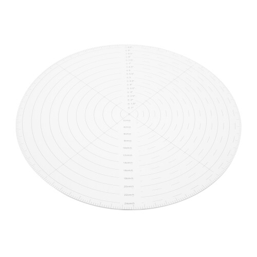 10in Acrylic Ruler for Quilting and Patchwork