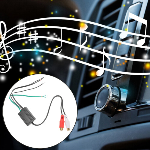 Car Audio Cable Adapter Modern Design Signal Stability 1piece 2