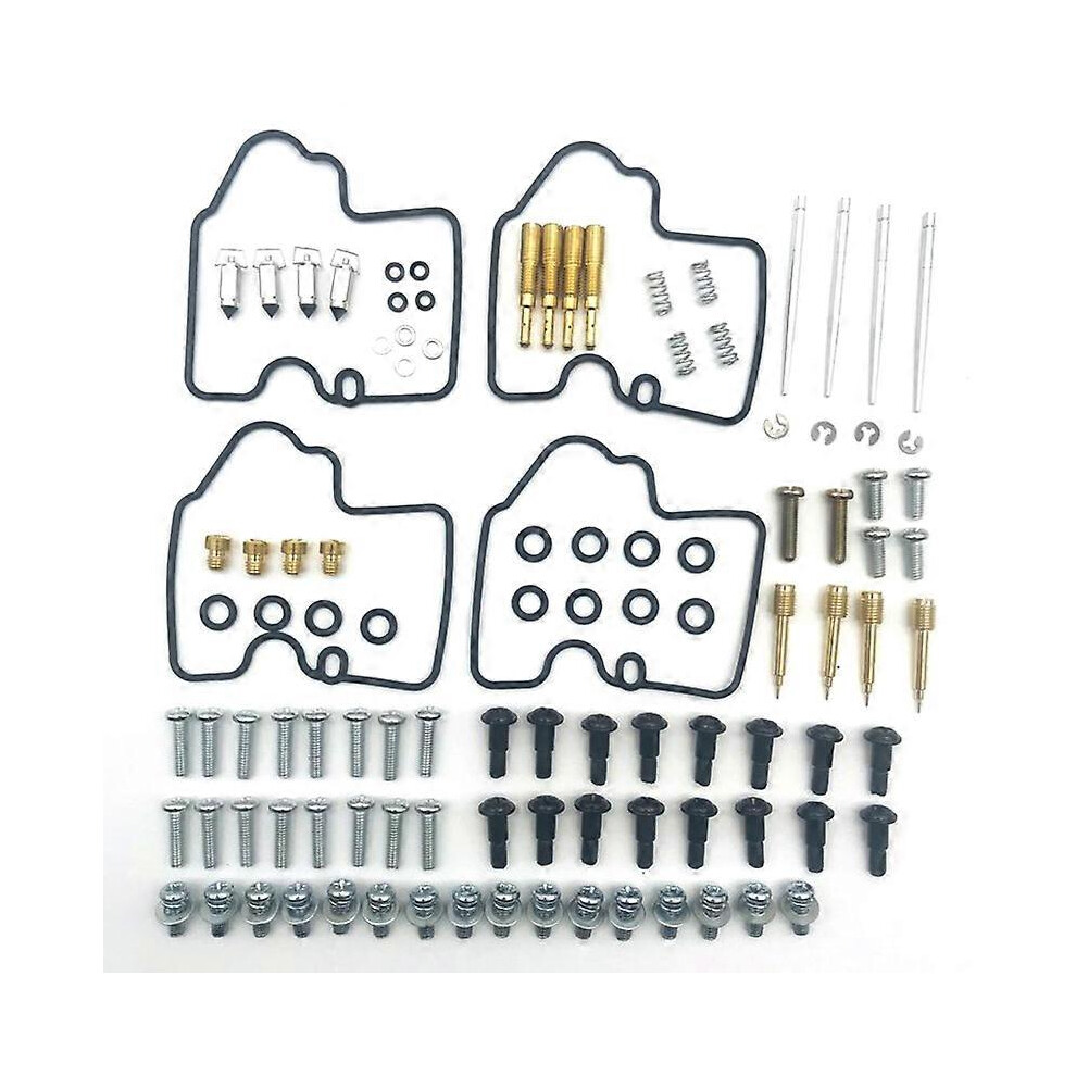 4 Set Carburetor Rebuild Kit Carburetor Repair Kit Compatible Yamaha Yzf R6 600 1999-2002 6935159241889