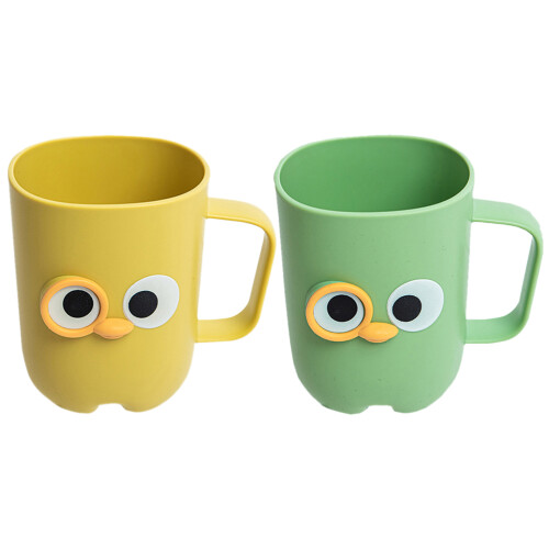 2pcs Tooth Brushing Cups Bathroom Toothbrush Holders 2