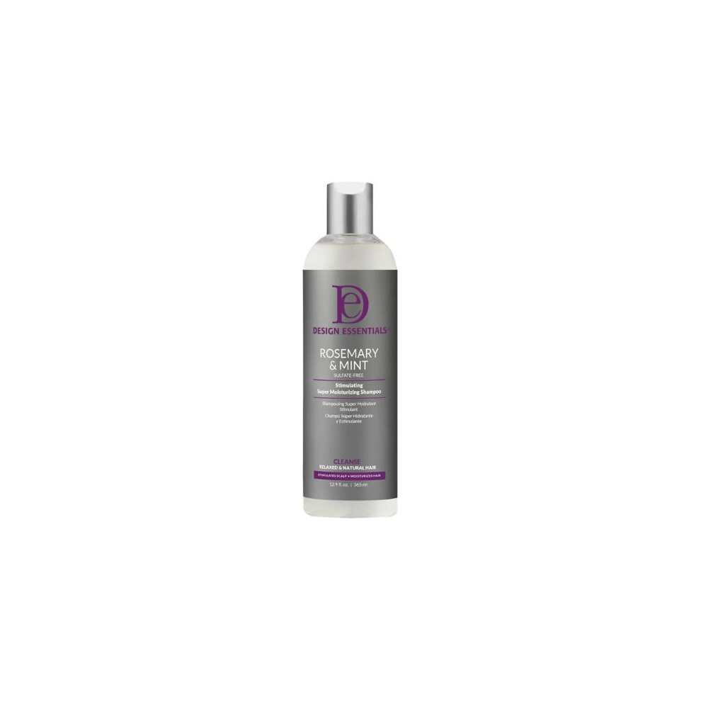 Design Essentials Rosemary & Mint Stimulating Super Moisturizing Shampoo 12Fl.oz/ 365Ml