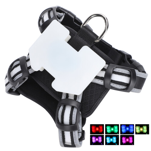LED-Haustiergeschirr, Brustgurt für Hunde, 1