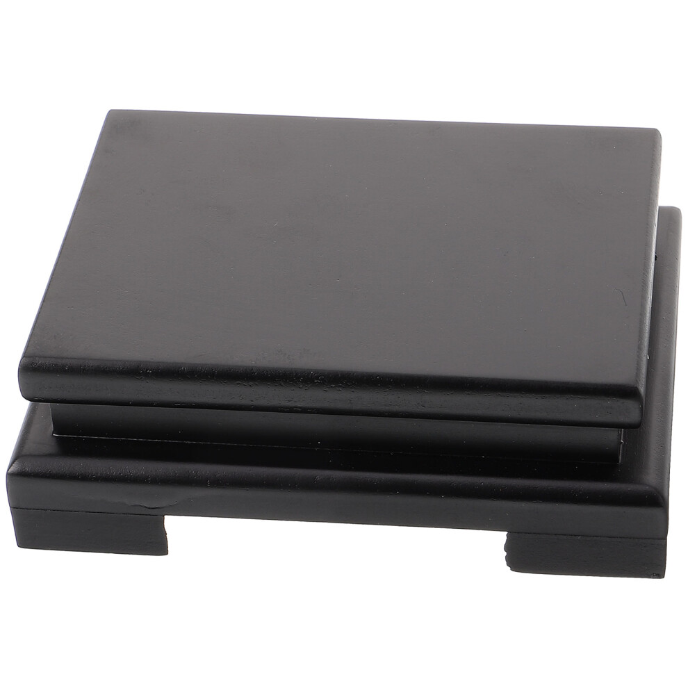 Solustre Rectangular Wooden Display Stand For Vase