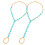 2pcs Summer Beads Anklets Barefoot Foot Chain 8