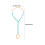 2pcs Summer Beads Anklets Barefoot Foot Chain 2