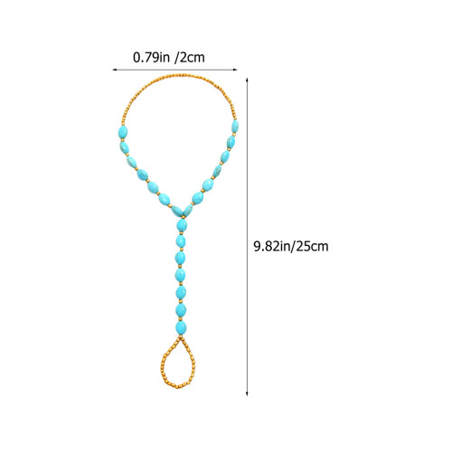 2pcs Summer Beads Anklets Barefoot Foot Chain 1