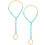 2pcs Summer Beads Anklets Barefoot Foot Chain 10