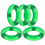 5pcs Fruits Display Ring Stand Coconut Fixing Circle Nonskid 11