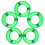 5pcs Fruits Display Ring Stand Coconut Fixing Circle Nonskid 4