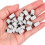 100Pièces Bandes De Ponçage Blanches Pour Ongles, Accessoires 3