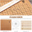 Macrame Cork Board Punch Needle Coaster Kit Trendy Vest Work 6