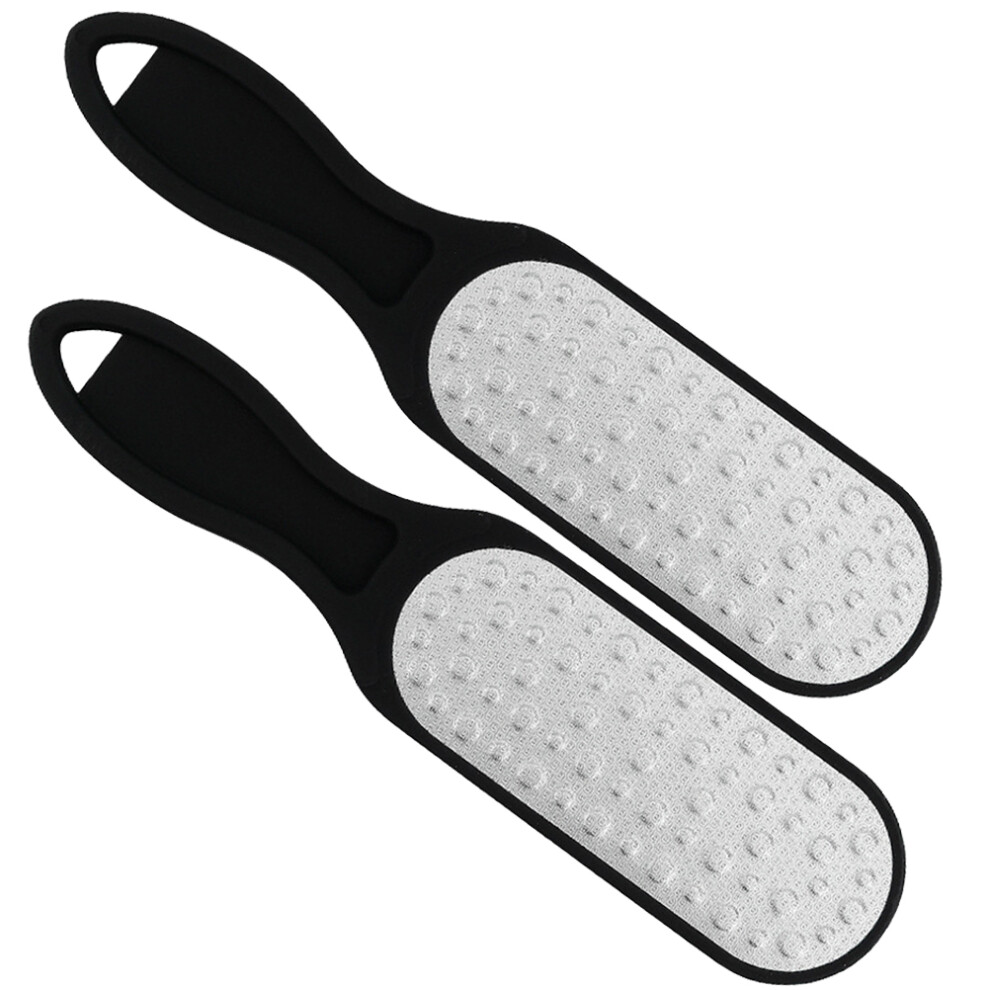 Ohphcall 2Pcs Stainless Steel Double Sided Foot Files Removers