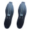 Foot Length Device Shoe Fitting Gauge Black 2pcs 7