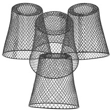 4Pcs Black Iron Plant Protective Cage Mesh Design Durable Cover