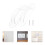 2 Pcs Wall Switch Guards Plate Covers for Child Safety Transparent 11