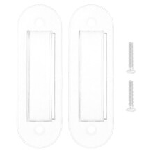 2 Pcs Wall Switch Guards Plate Covers for Child Safety Transparent