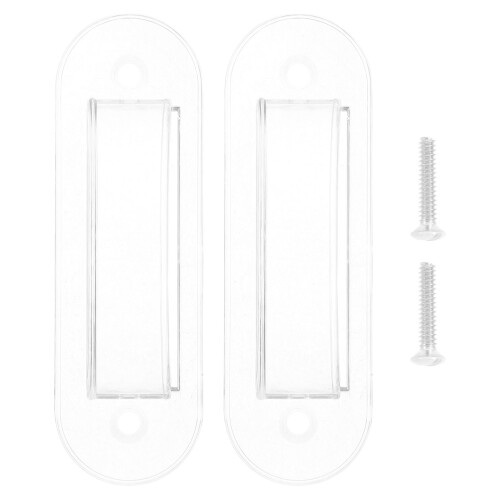 2 Pcs Wall Switch Guards Plate Covers for Child Safety Transparent
