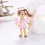 1 Pack Cartoon Character Brooches 1pack Pink Blue 8