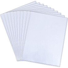 12 Pcs Plastic Paper Sleeves Photo Card Holder Picture Protectors