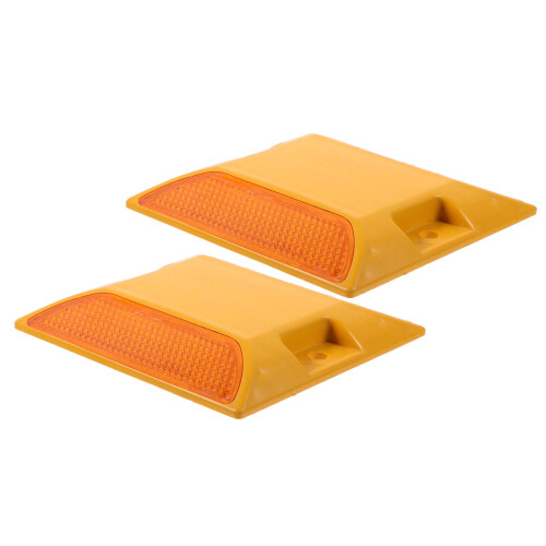 2 Pcs Reflectors For Driveway Reflective Plastic Road Signs 2