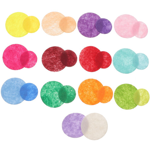 Sewing Craft Felt Assorted Color 100pcs