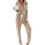 Women's Pajamas Set,Ladies Long Sleeve Button Down-Khaki M 5